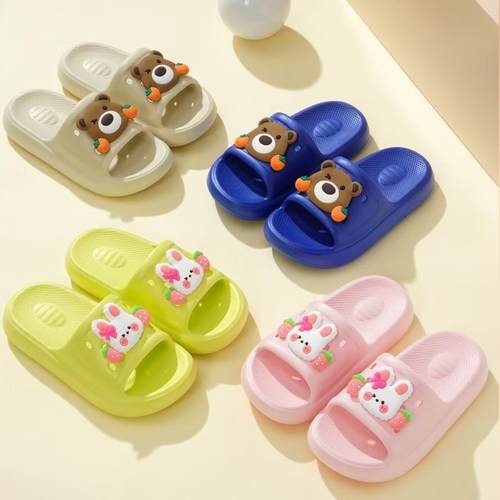 卡通儿童夏季踩屎感凉拖