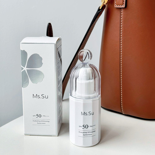 Yamii新品Ms.Su臻白沁润防晒乳霜保湿清爽不油腻防紫外线SPF50