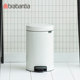 brabantia柏宾士垃圾桶家用进口脚踏卫生桶不锈钢卫生间带盖12L