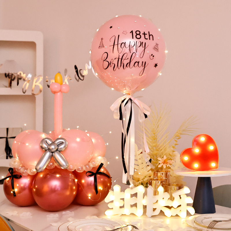 18岁生日布置场景装饰高级感桌飘蛋糕气球女生成人礼场景拍照道具,节庆用品/礼品,气球,淘宝优惠券,粉丝福利购,淘宝优惠卷
