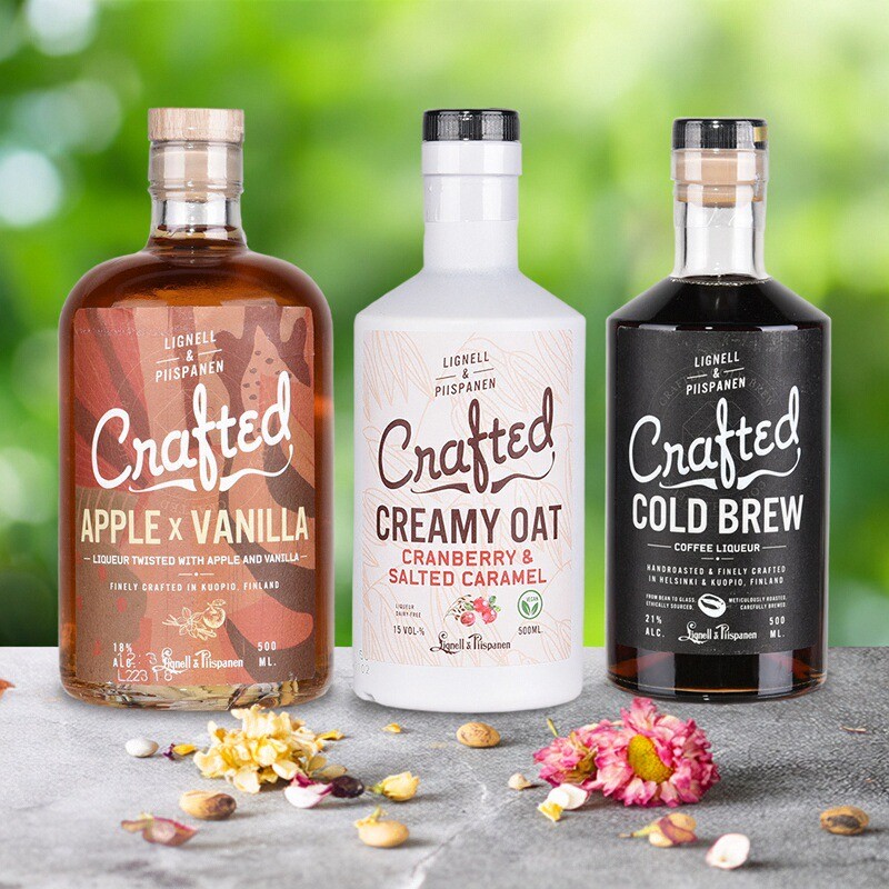 精致Crafted芬兰进口利口酒奶油燕麦苹果香草冷萃咖啡女孩微醺酒