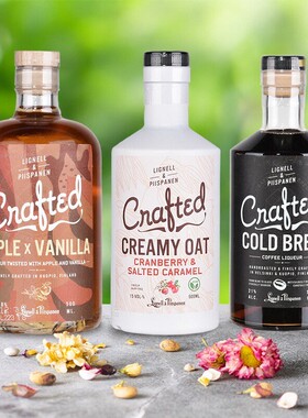 精致Crafted芬兰进口利口酒奶油燕麦苹果香草冷萃咖啡女孩微醺酒