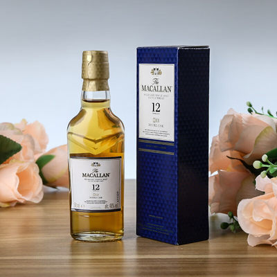 麦卡伦（MACALLAN）正品行货12年蓝钻苏格兰单一麦芽威士忌50ml