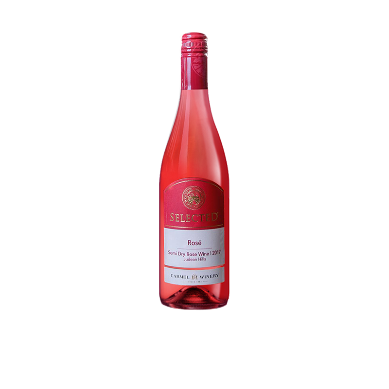 罗斯柴尔德家族以色列卡梅尔酒庄红酒甄选玫红桃红葡萄酒 750mL