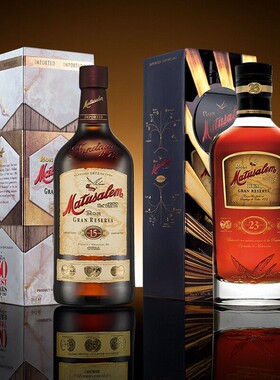 Matusalem 玛督萨叠层窖藏15号经典朗姆酒干邑进口白朗姆洋酒基酒