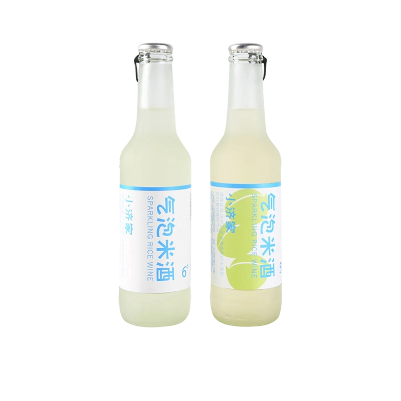 小济家气泡米酒265ml低度原酿甜米酒微醺果味米酒