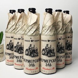 进口啤酒俄罗斯特产送礼农社高端原浆精酿艾尔烈性5.9度浓度16°P