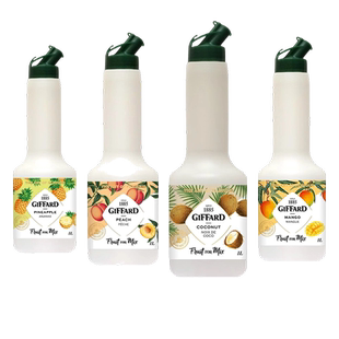 吉发得(Giffard)原瓶进口法国调酒果酱搭档芒果椰子菠萝鲜桃味