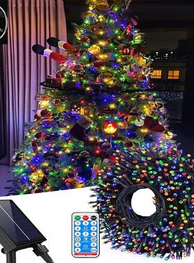 100M 50M 30M Solar Lights Outdoor Fairy Light String Waterpr