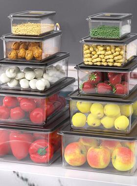 Kitchen plastic food fruit storage container crisper box can