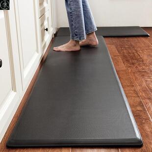 Thickened kitchen PU leather anti-slip oil-proof floor mat