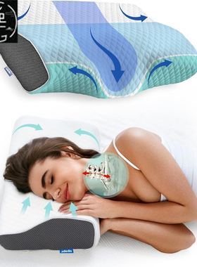 Cervical Anti Snore Pillows for Sleeping Neck Pain Relief 枕