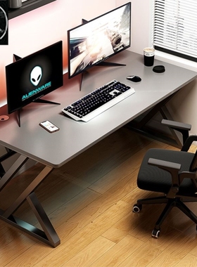Desk simple office computer table home wooden study desk书桌