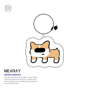 尼睿x吃盐的鱼 可爱小狗挂件包包饰品充绒玩偶公仔礼品钥匙扣