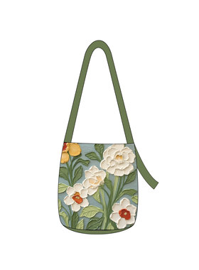 尼睿原创百搭飘带水桶包多款时尚单肩斜跨国风手提小众通勤Q244