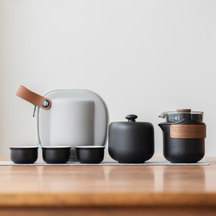 远舍功夫旅行茶具套装便携式户外旅游泡茶装备小套快客杯茶壶定制