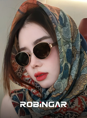 2025轻奢墨镜女高级感椭圆框太阳镜复古老钱风防晒美式眼镜Nocap
