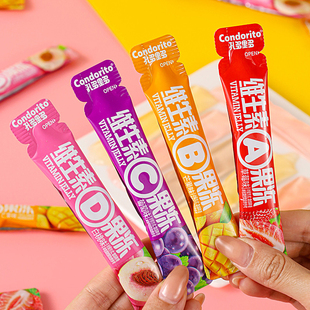 【维生素ABCD】果汁吸吸果冻大人小孩休闲零食年货礼物办公下午茶