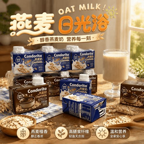 孔多里多燕麦奶植物蛋白饮品