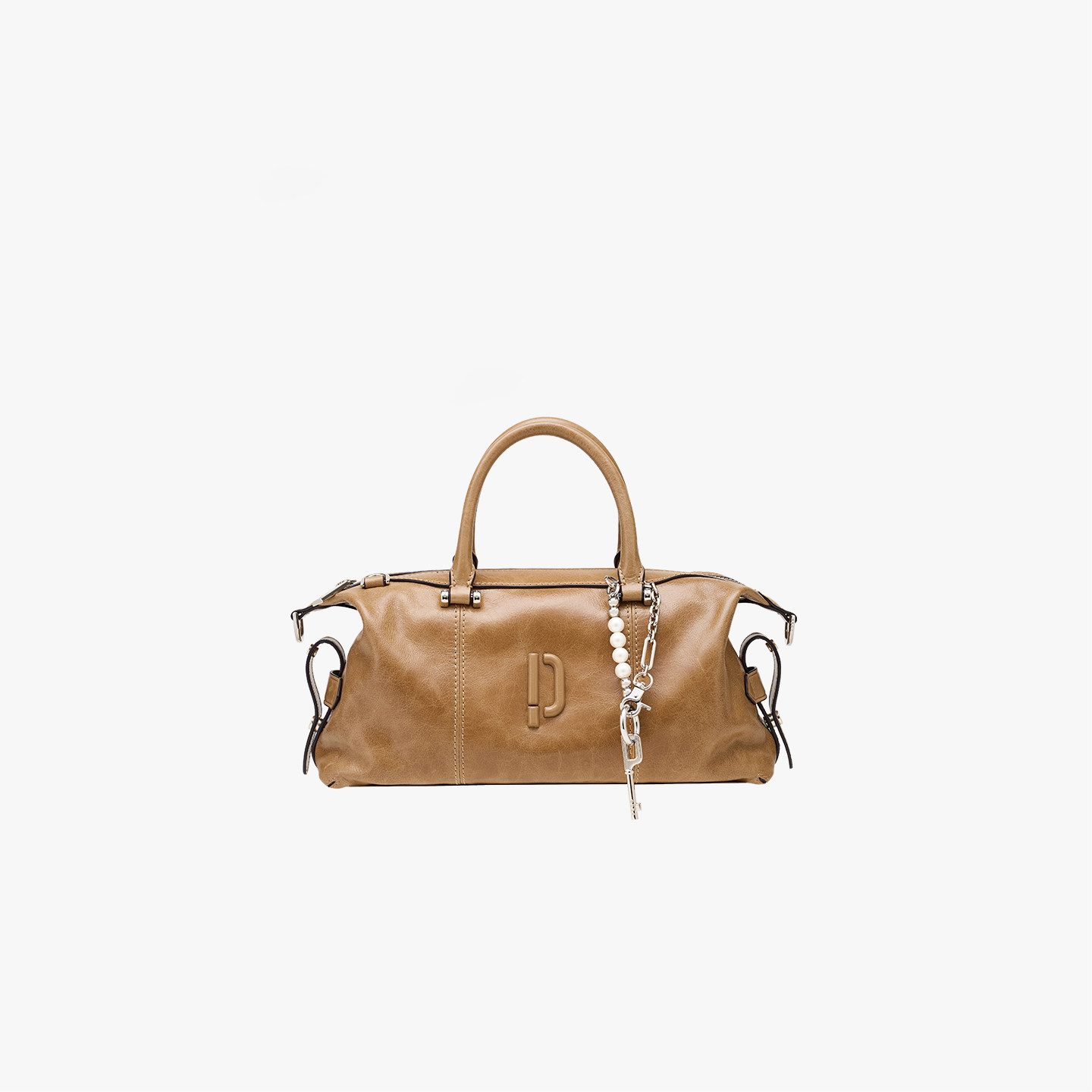 PECO小丑机车包秋冬新款波士顿植鞣油蜡手提单肩休闲百搭斜挎包女,箱包皮具/热销女包/男包,托特包,淘宝优惠券,粉丝福利购,淘宝优惠卷