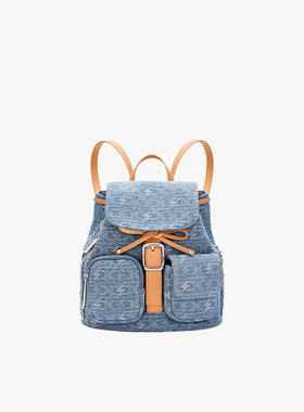 PECO城市系列双肩记者包真皮休闲新款斜挎男女同款小众大容量通勤