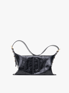 【花少同款】PECO枕头包单肩熔岩油蜡皮休闲百搭斜挎大容量旅行包