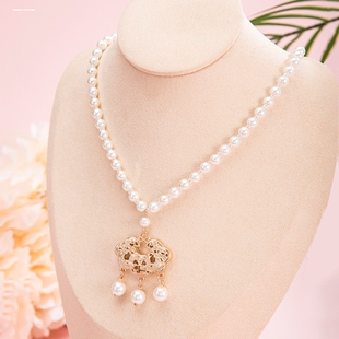 水滴合金锁头复古风汉服项圈璎珞平安锁项链