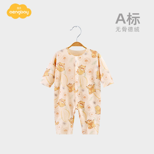 aengbay德绒宝宝连体衣家居保暖