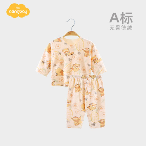aengbay婴儿保暖套装秋衣秋裤