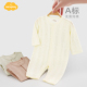 Aengbay婴儿连体衣春秋薄款 长袖 新生儿睡衣纯棉家居服宝宝衣服夏