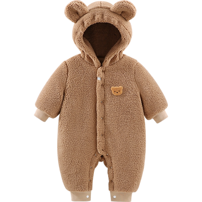 Aengbay连帽冬季棉服外出抱抱服