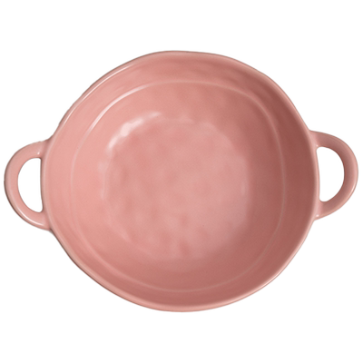 ins奶油风陶瓷汤碗大号双耳酸奶碗螺蛳粉专用泡面碗水果碗沙拉碗