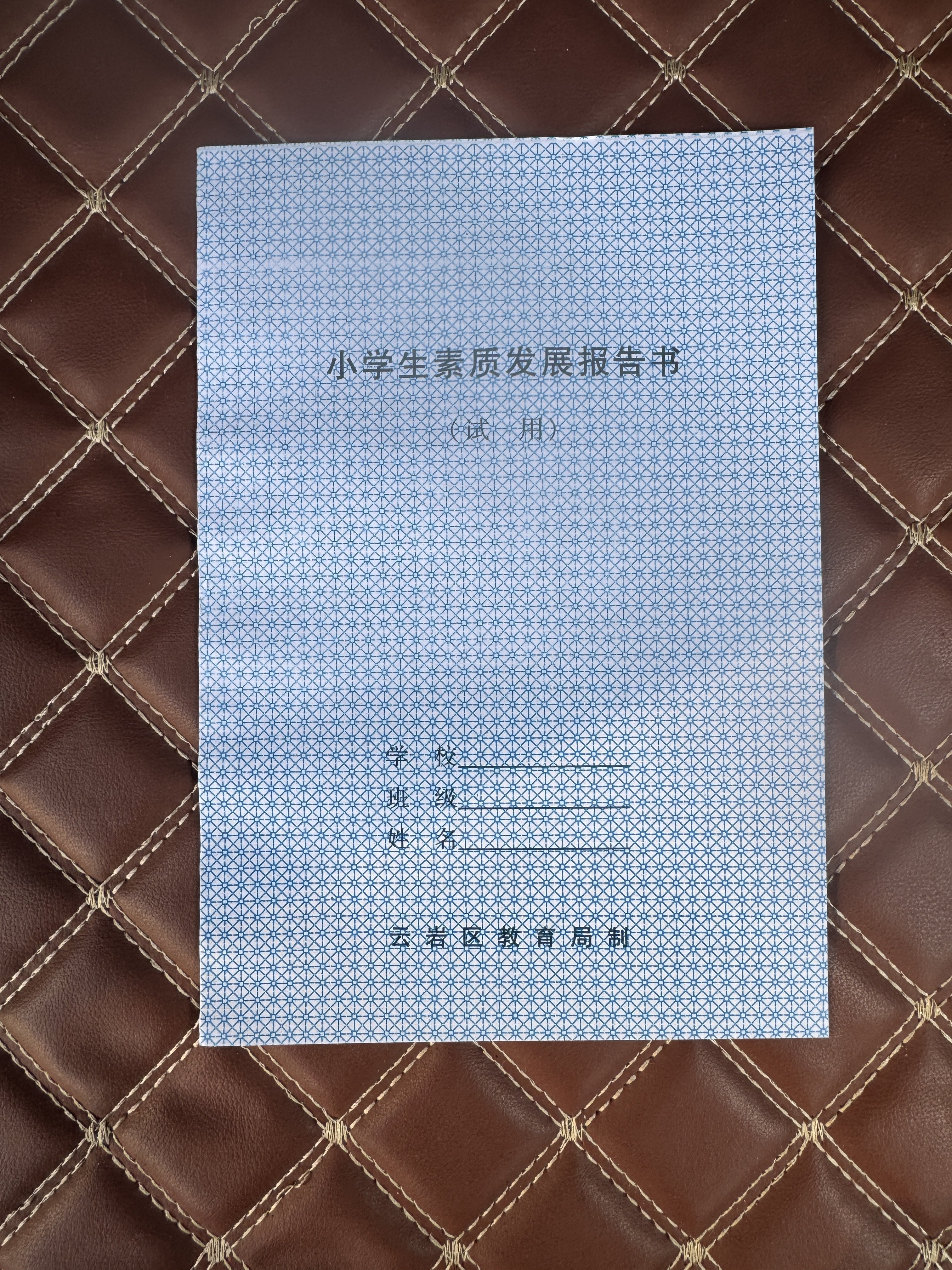 小学生素质发展报告书（试用）贵州云岩区 务必核对完图片再下单