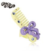 Comb 官方emo Ring 亮钻梳子蝴蝶结戒指 原创设计 salad 3D打印