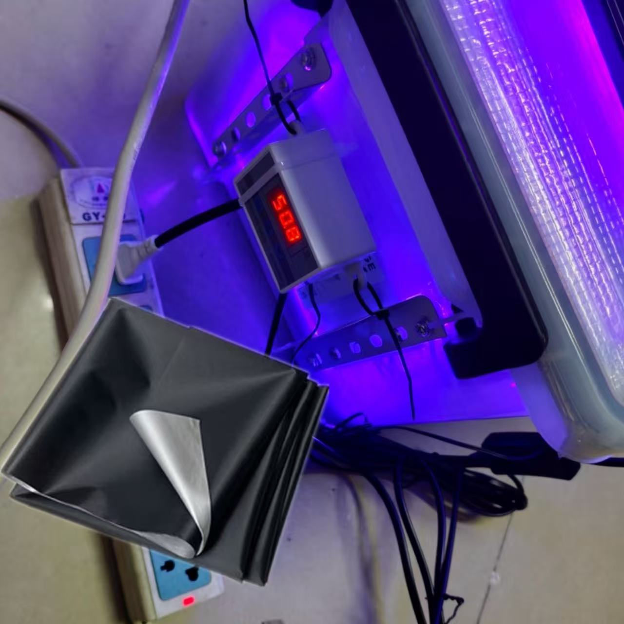 屏蔽遮挡隔离遮光专用防紫外线布红外线隔离机械摄像头专用遮罩布