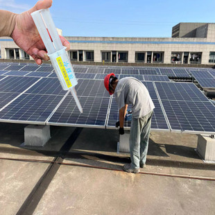 太阳能板专用胶水玻璃发电板焊接胶透明防水防漏电烧板光伏板裂了