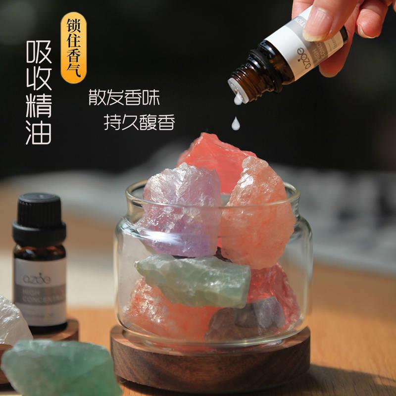 无火晶石香薰扩香石室内熏香精油水晶助眠安神摆件无火香氛持久