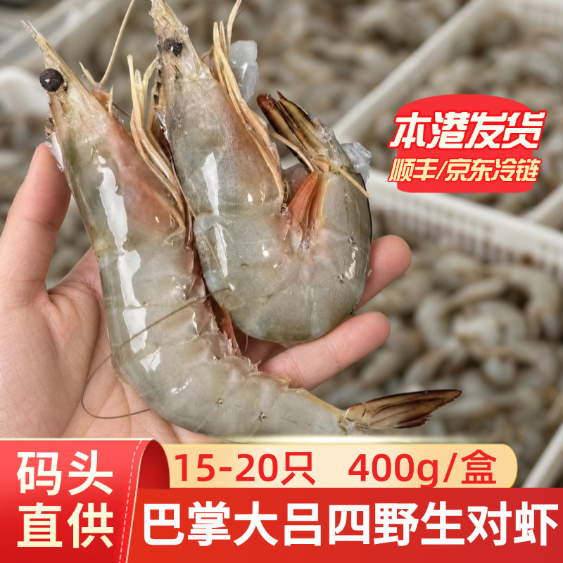 吕洞宾海鲜吕四野生海捕对虾东海黄海现捕对虾 产地直发