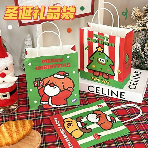 家用优选腾亿原创圣诞礼品袋可爱