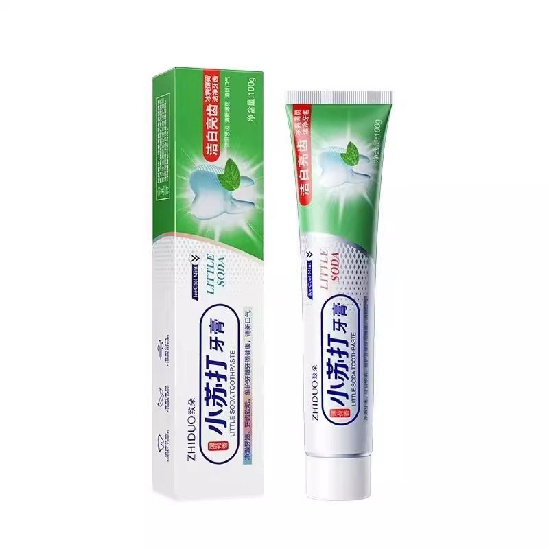 【麒一阁】小苏打美白牙膏清新口气亮白含氟清洁口腔男女通用家庭,洗护清洁剂/卫生巾/纸/香薰,牙膏,淘宝优惠券,粉丝福利购,淘宝优惠卷