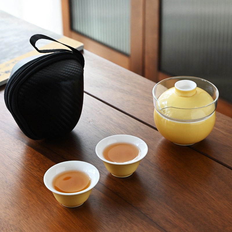显瓷旅行茶具简约风格小清新