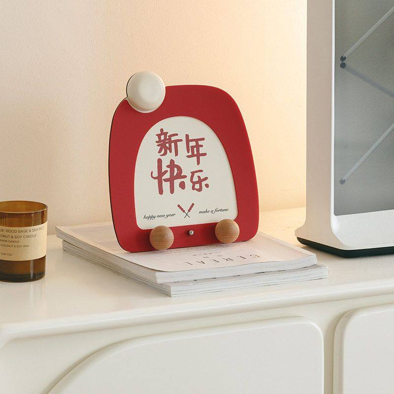 wozoom屋准柿柿如意家居饰品客厅电视柜时钟玄关装饰乔迁之喜摆件,家居饰品,桌面摆件,淘宝优惠券,粉丝福利购,淘宝优惠卷