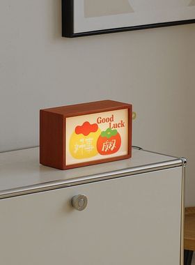 WOZOOM屋准治愈系入户玄关氛围感睡眠灯桌面摆件小夜灯箱装饰品