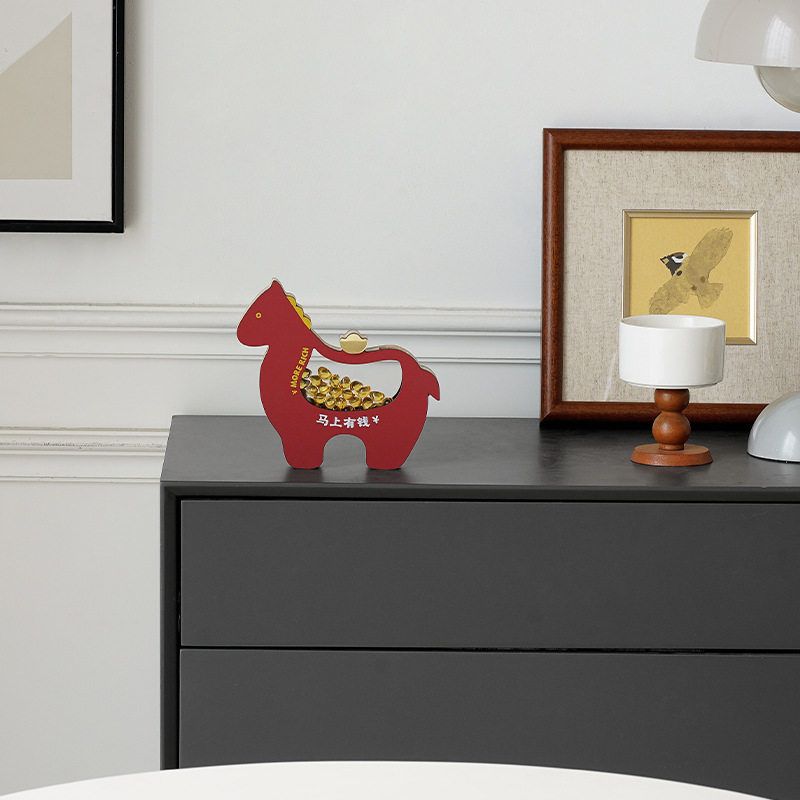 WOZOOM屋准马上有钱创意摆件客厅电视柜招财装饰品乔迁开业礼物