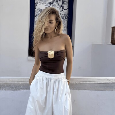 2025泳衣显瘦比基尼 A slimming and concealing high-end bikini