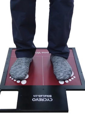 足弓类型坐骨宽度检测压力测量板Bike Fitting高足弓中足弓低足弓