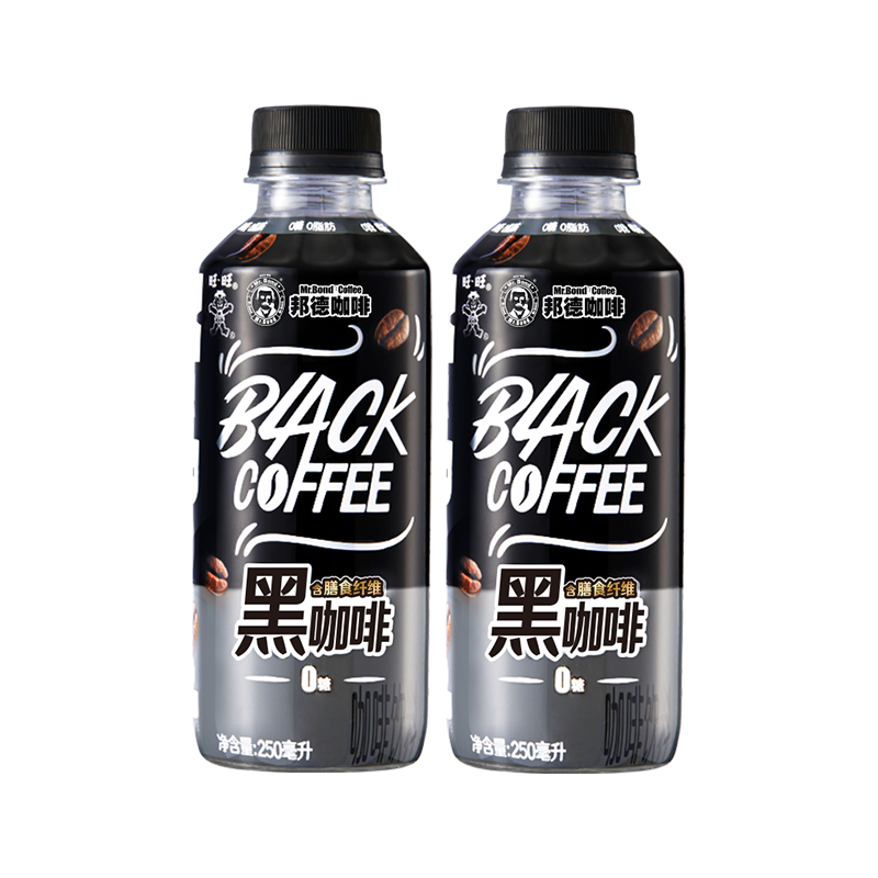 旺旺邦德黑咖啡健身助燃无糖0脂