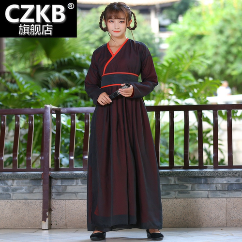 同款汉服儿童古装中国风亲子装女