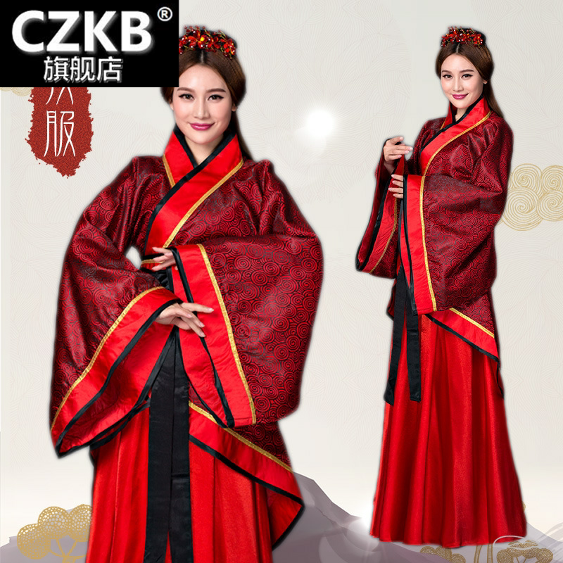 古装女中式传统汉服秋冬新款集体