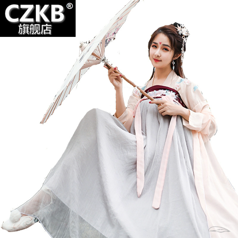 2019新款汉服女中国风齐胸襦裙仙